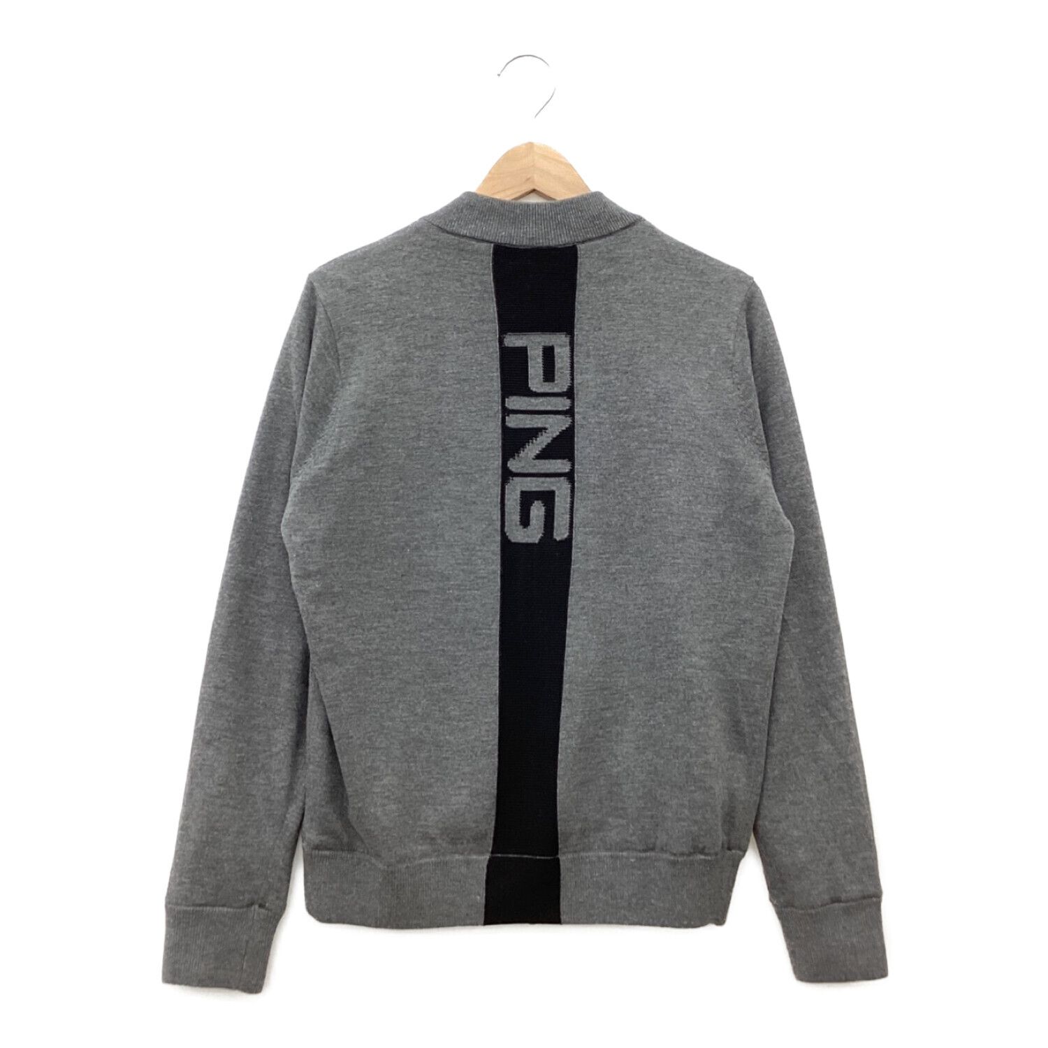 PiNG (ピン) ゴルフウェア(トップス) レディース SIZE M グレー ジップ