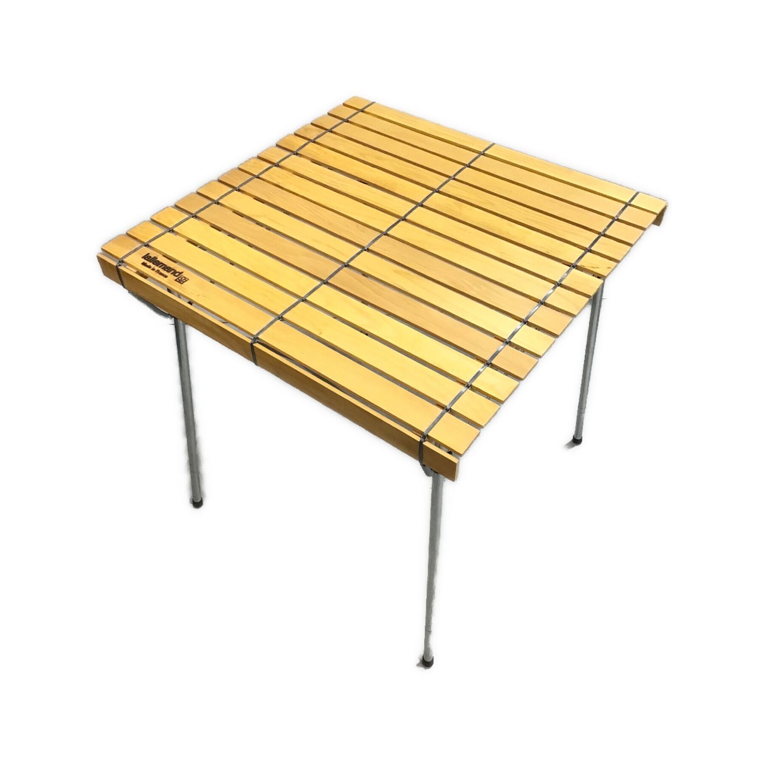 フランス製 Lallemand ラレマンド ウッドロールトップテーブル 廃盤品