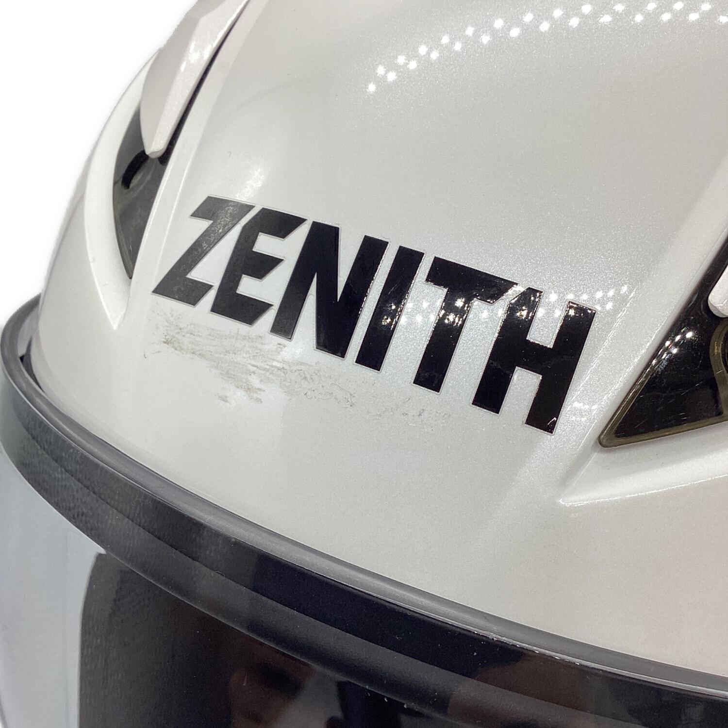 ZENITH (ゼニス) バイク用ヘルメット SIZE M(57cm) ホワイト 2025年2月