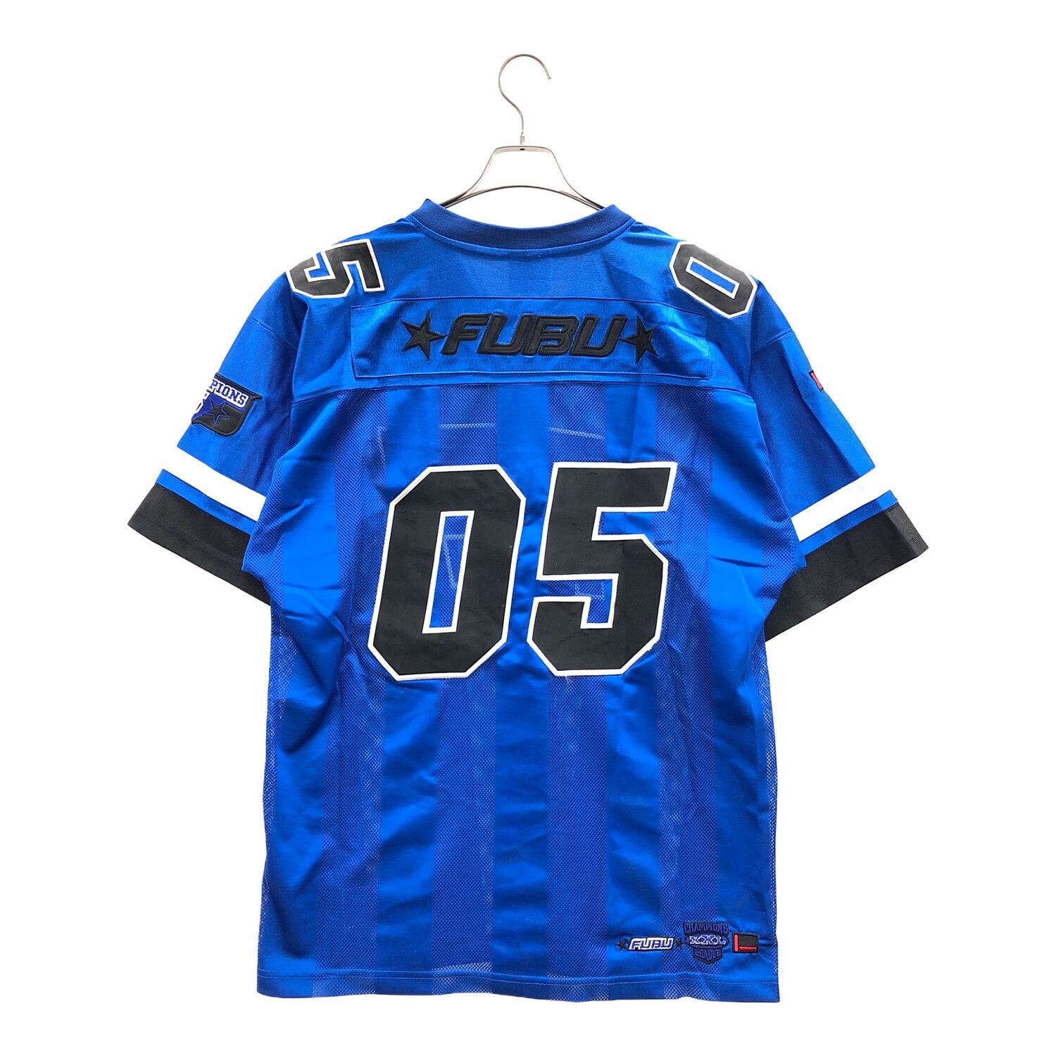 FUBU (フブ) ヴィンテージフットボールT メンズ SIZE L ブルー 90~00s
