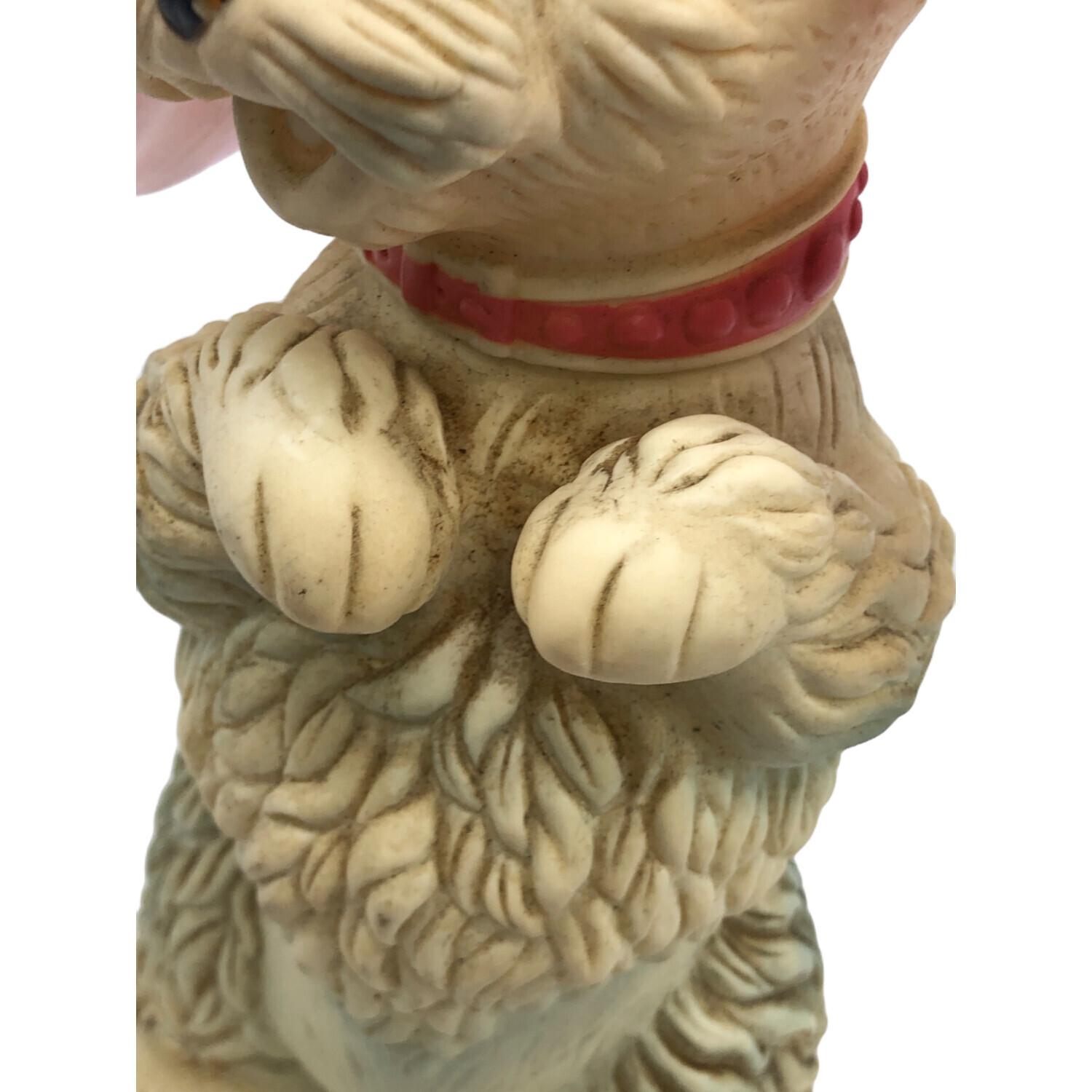 大型 60s プードル ビンテージ 陶器 ミッドセンチュリー 50s