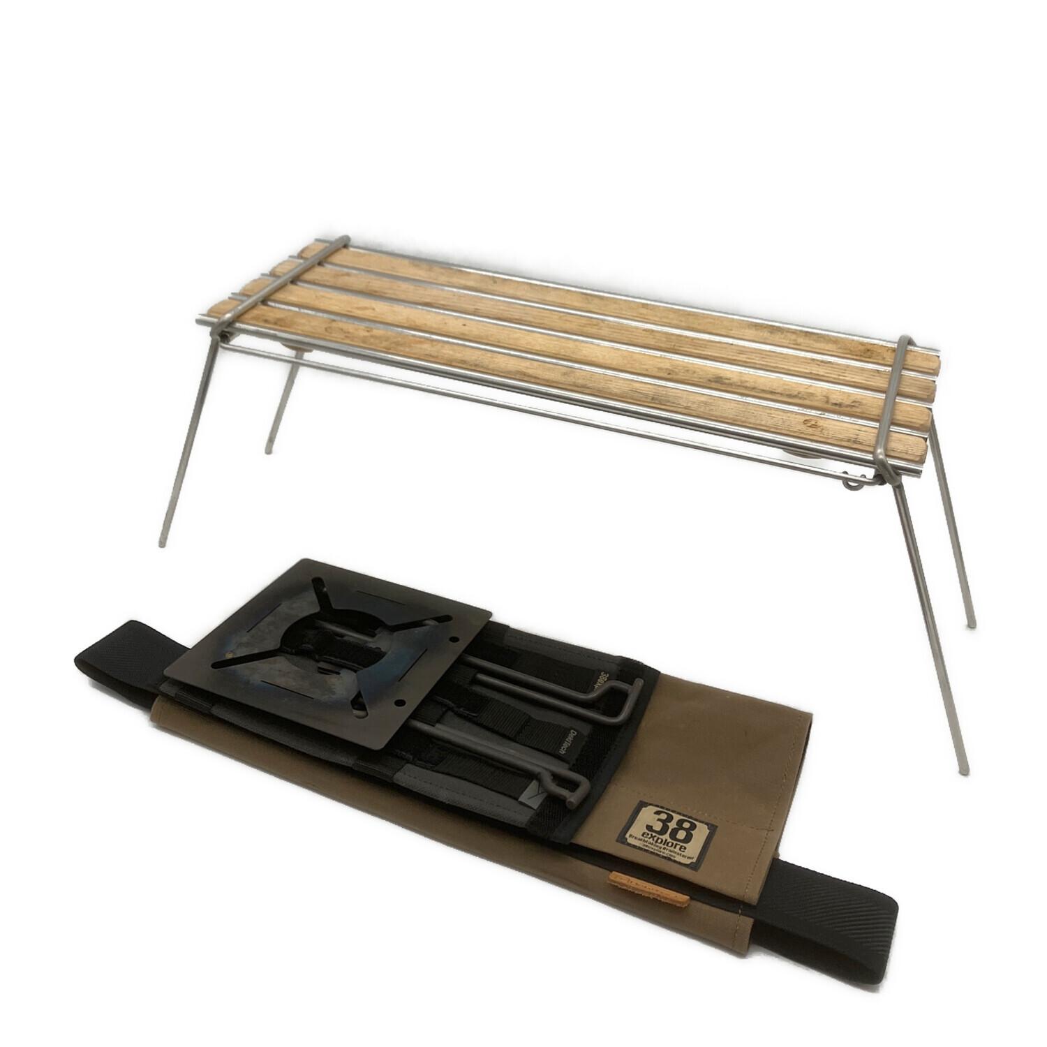 38explore (サーティーエイト・エクスプロー) アウトドアテーブル＆多