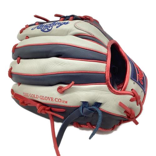 Rawlings Hyper 軟式グローブ レッド/ネイビー Rawlings Hyper 軟式