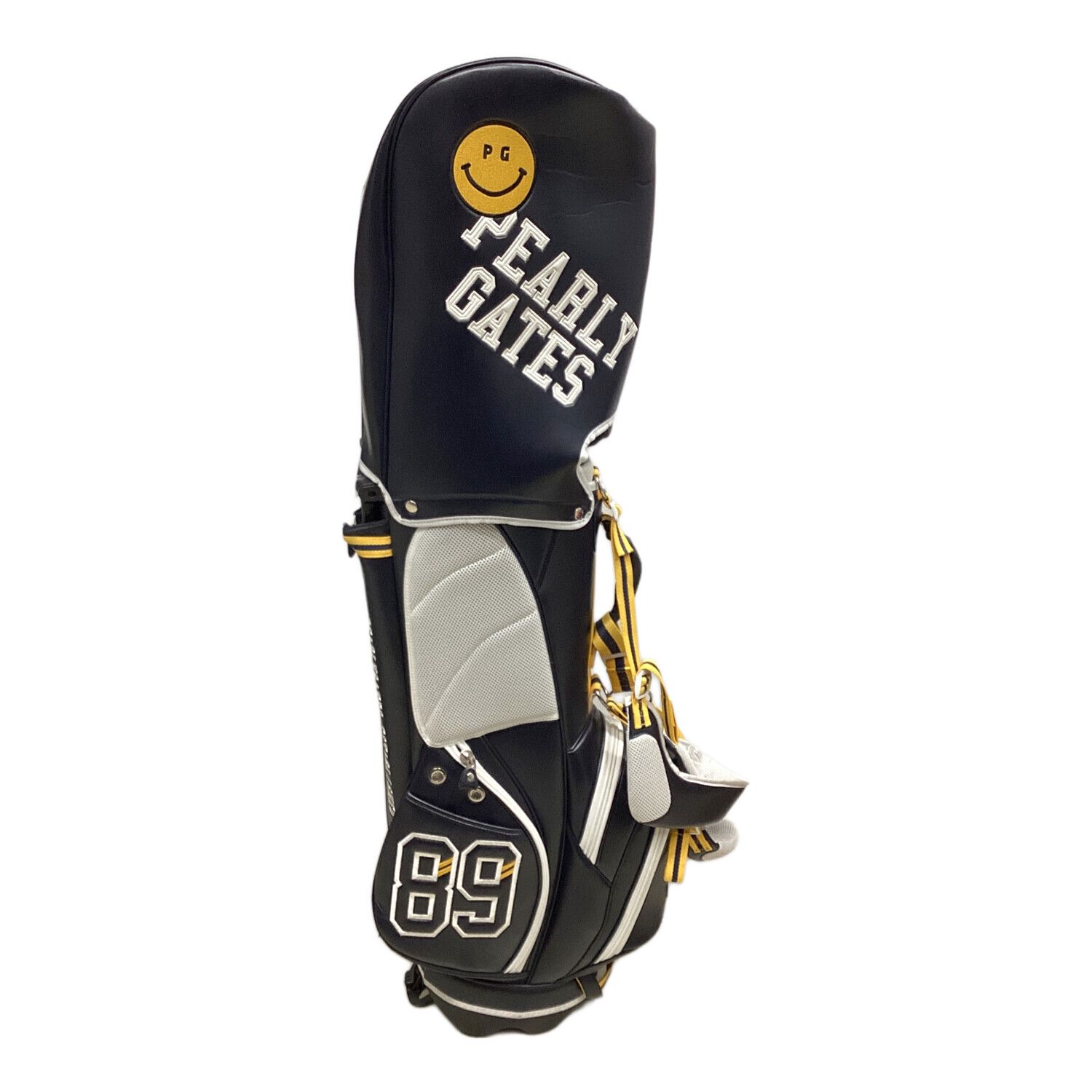 PEARLY GATES (パーリーゲイツ) キャディバッグ ネイビー×イエロー