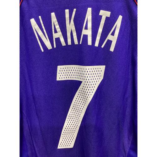 日本代表 サッカーユニフォーム SIZE M ブルー 【7】中田英寿