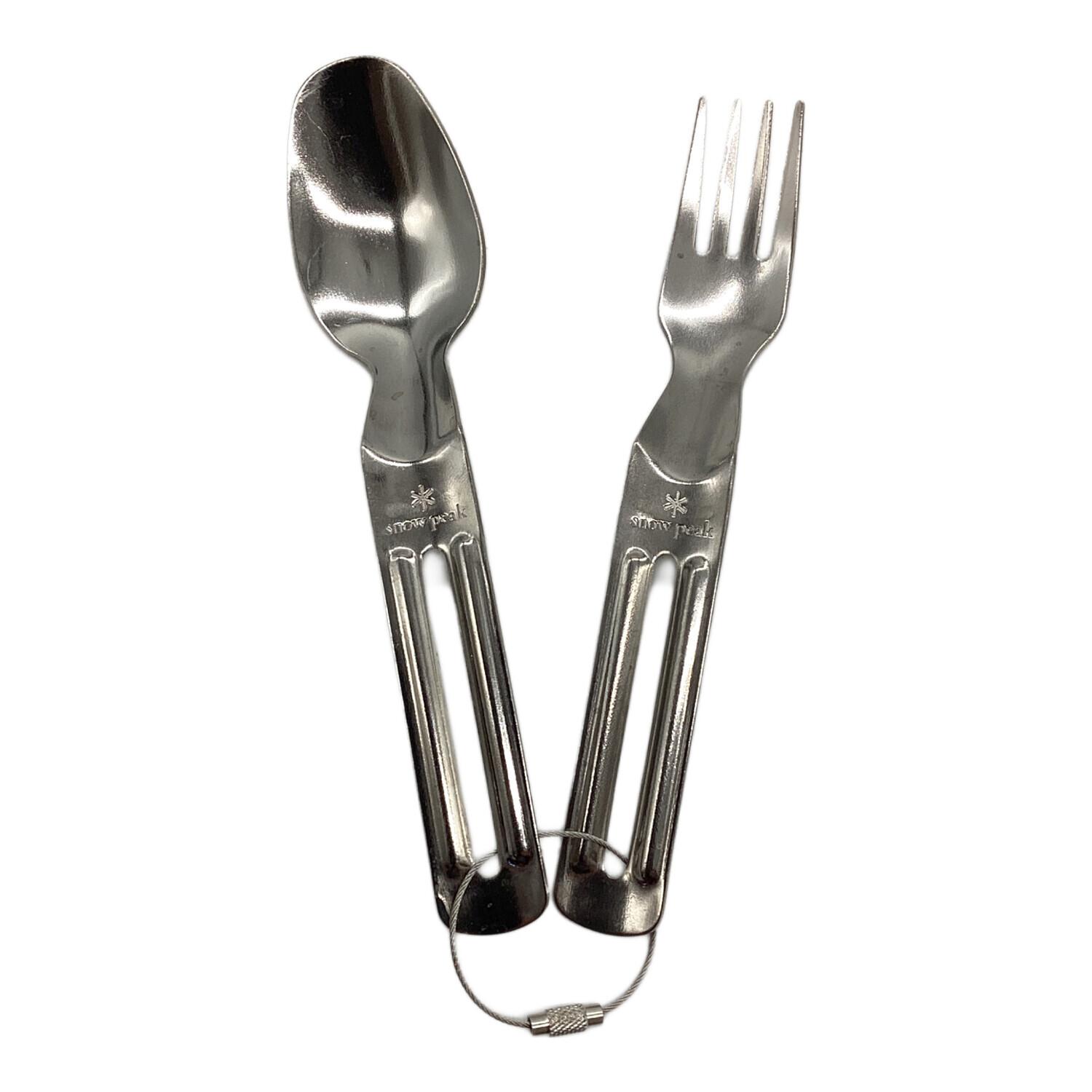 Snow peak (スノーピーク) アウトドア食器 SCT-005 チタンカトラリーFS