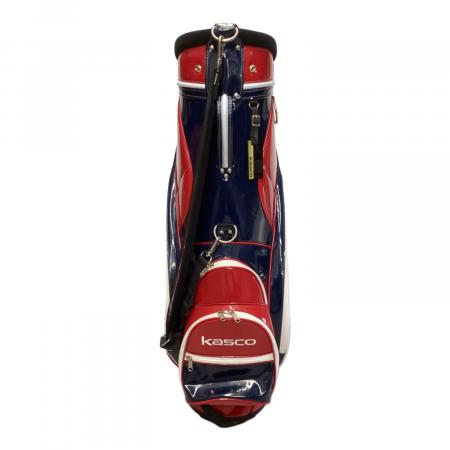 kasco (キャスコ) キャディバッグ レッド 7型 6分割 Professional