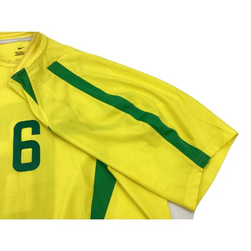 ブラジル代表 サッカーユニフォーム SIZE M イエロー 2002年 【6