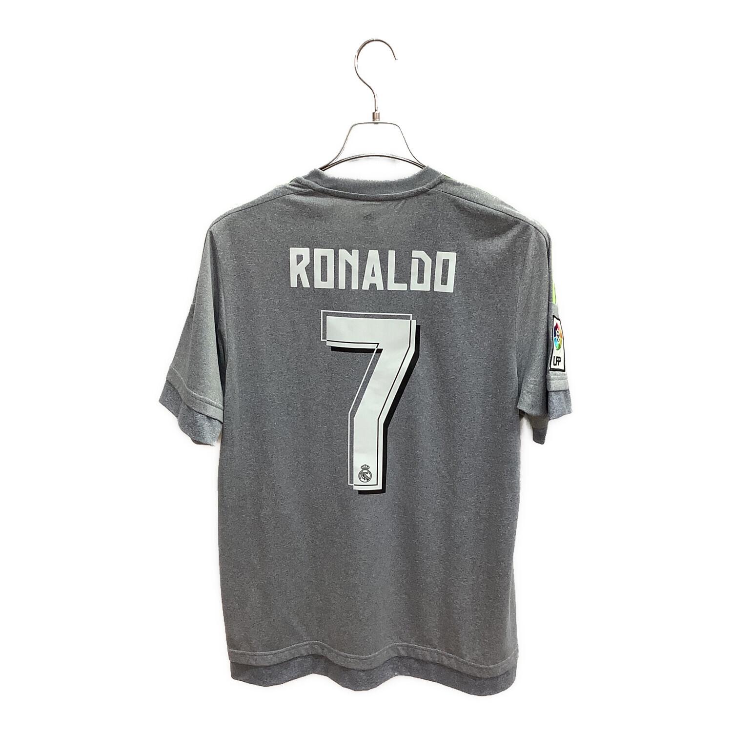 レアル・マドリード サッカーユニフォーム メンズ SIZE O グレーx