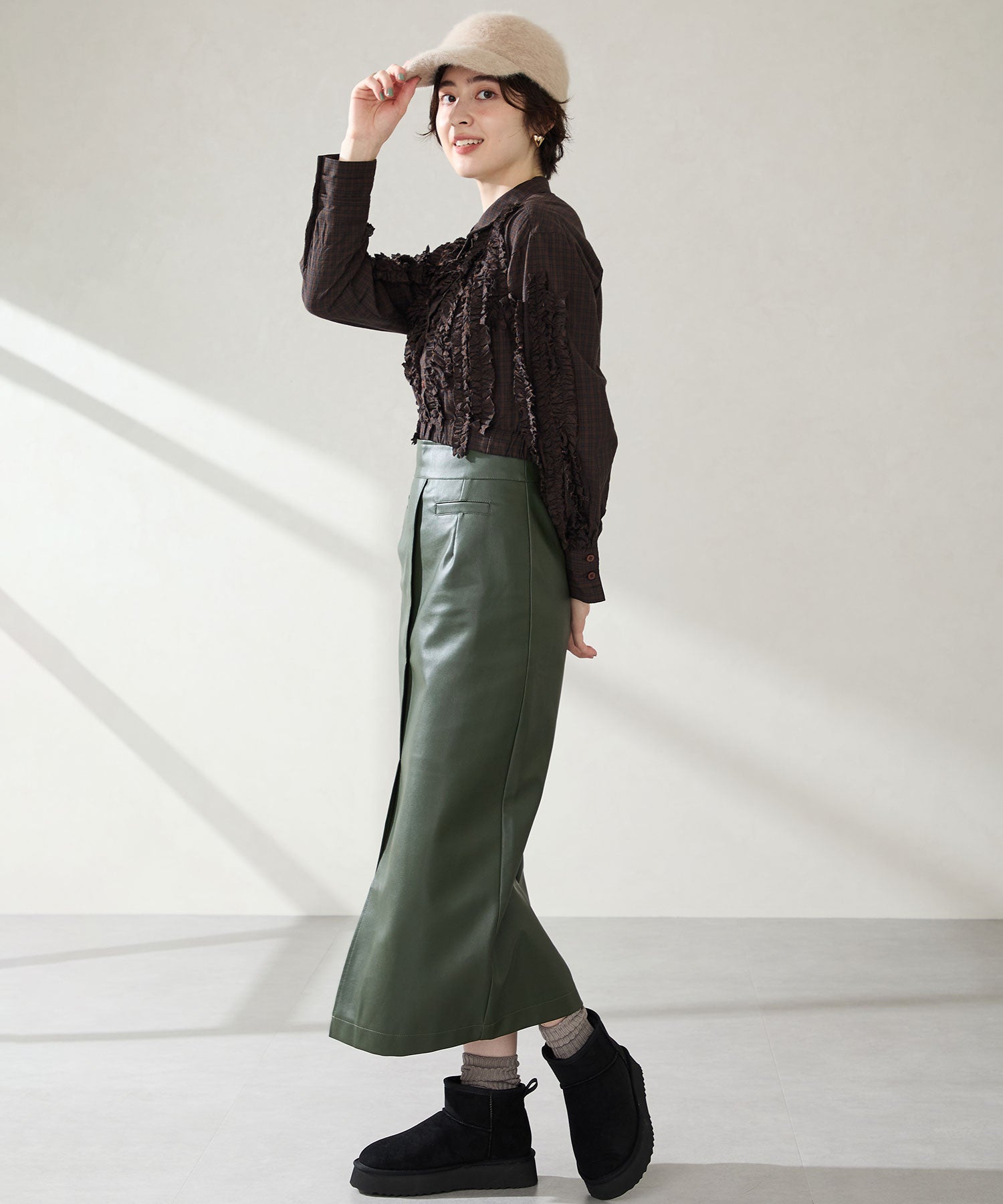 厚底ムートンショートブーツ/51409 – ORIENTALTRAFFIC