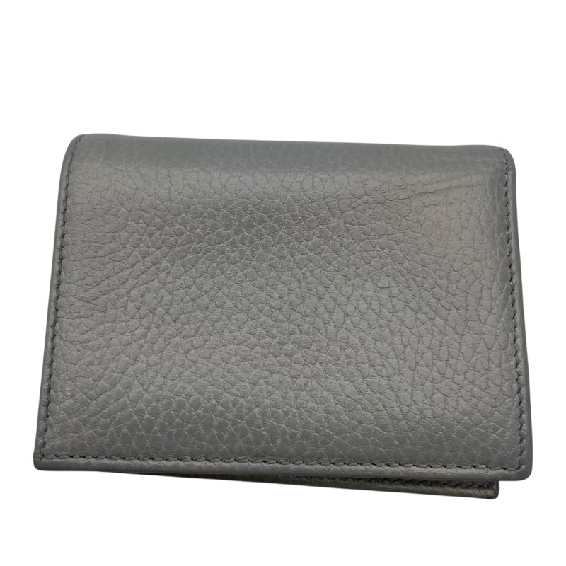 グッチ GUCCI GGマーモントレザー カードケース 456126 グレー レザー