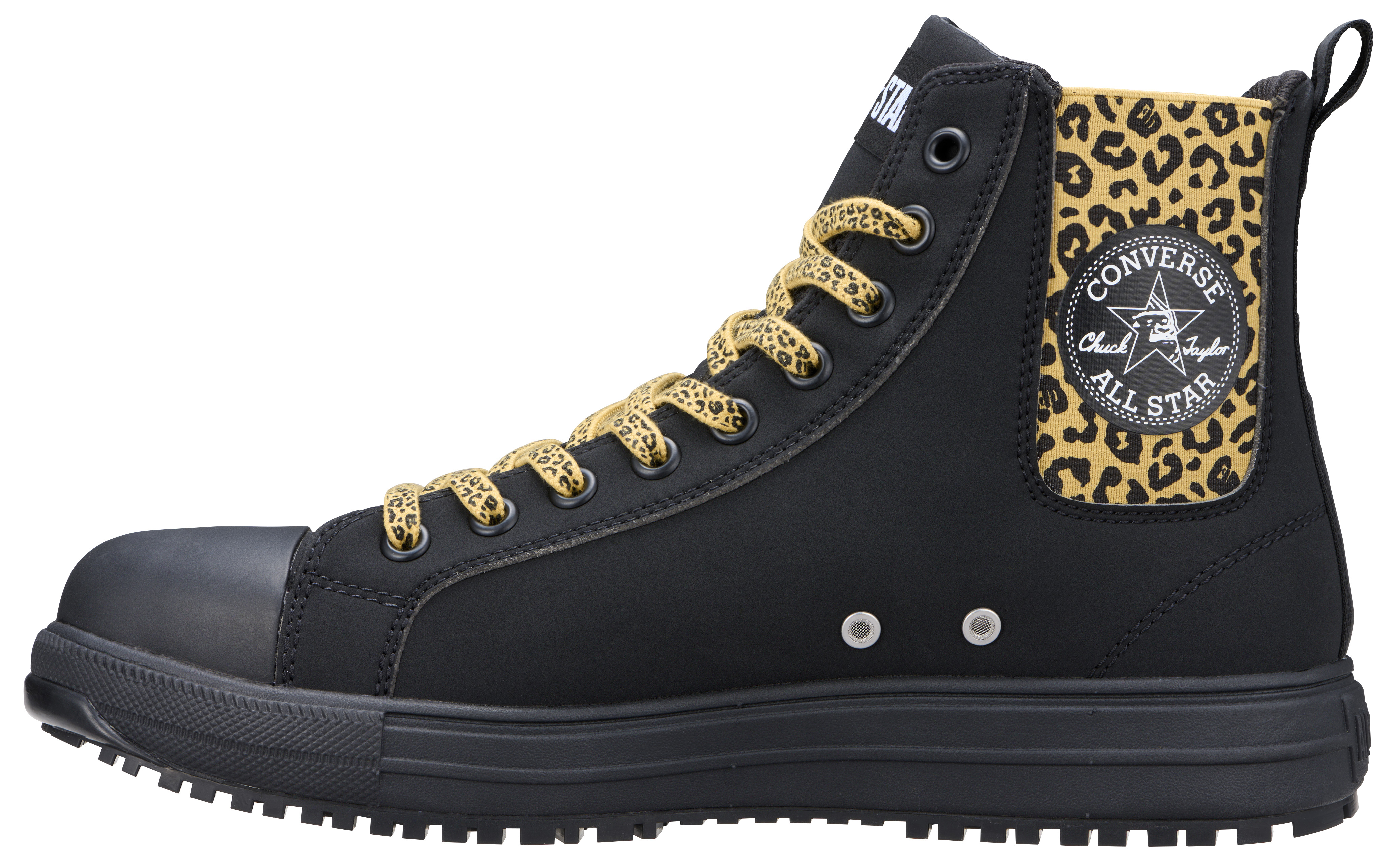 コンバース 25SS AS PS SIDEGORE HI / XLARGE BLACK/LEOPARD 33701760