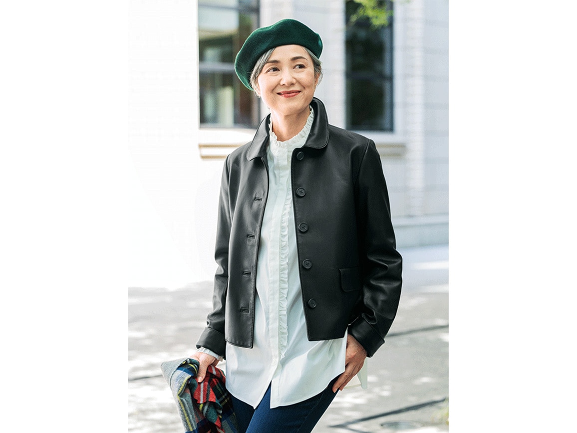 49AV．ジュンコシマダ・レザージャケット(38_38（9号） 23_