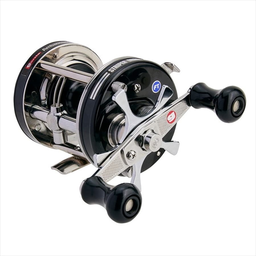 AbuGarcia アブガルシア ベイトリール AMB.6501 Striper Black （左