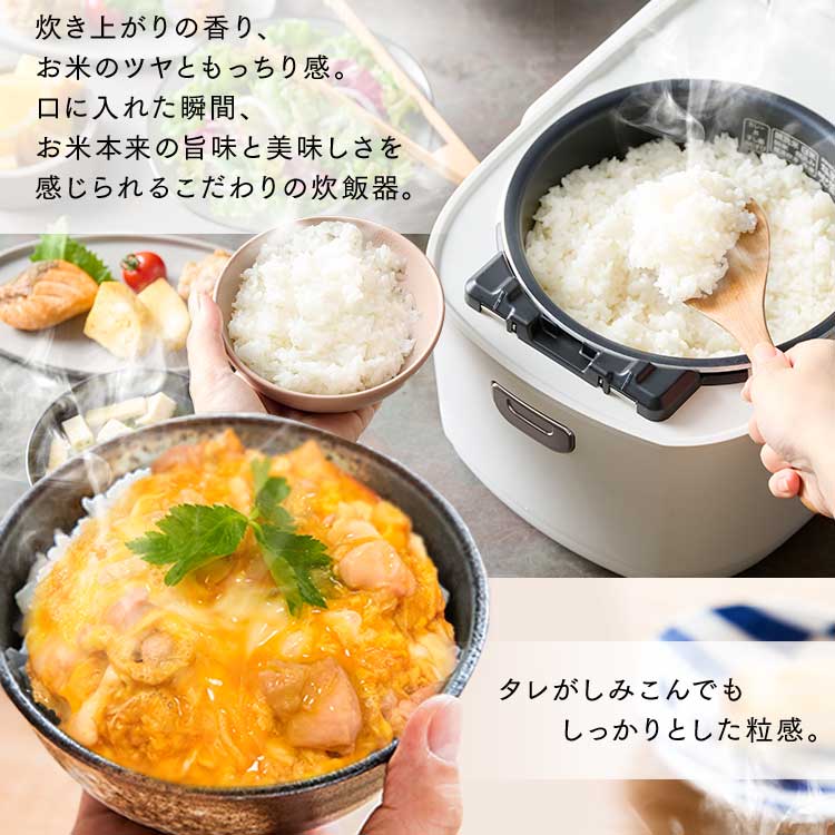 炊飯器 5.5合 圧力IH 50銘柄炊き RC-PDA50-B 極厚火釜 ブラック
