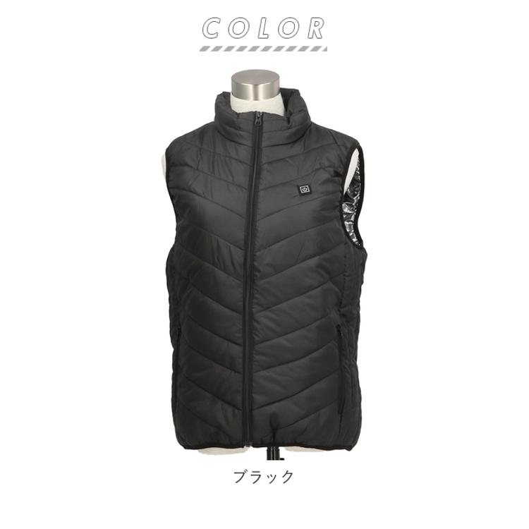 ベスト ヒーター付き バッテリー付き メンズ 中綿 通販 ヒートベスト