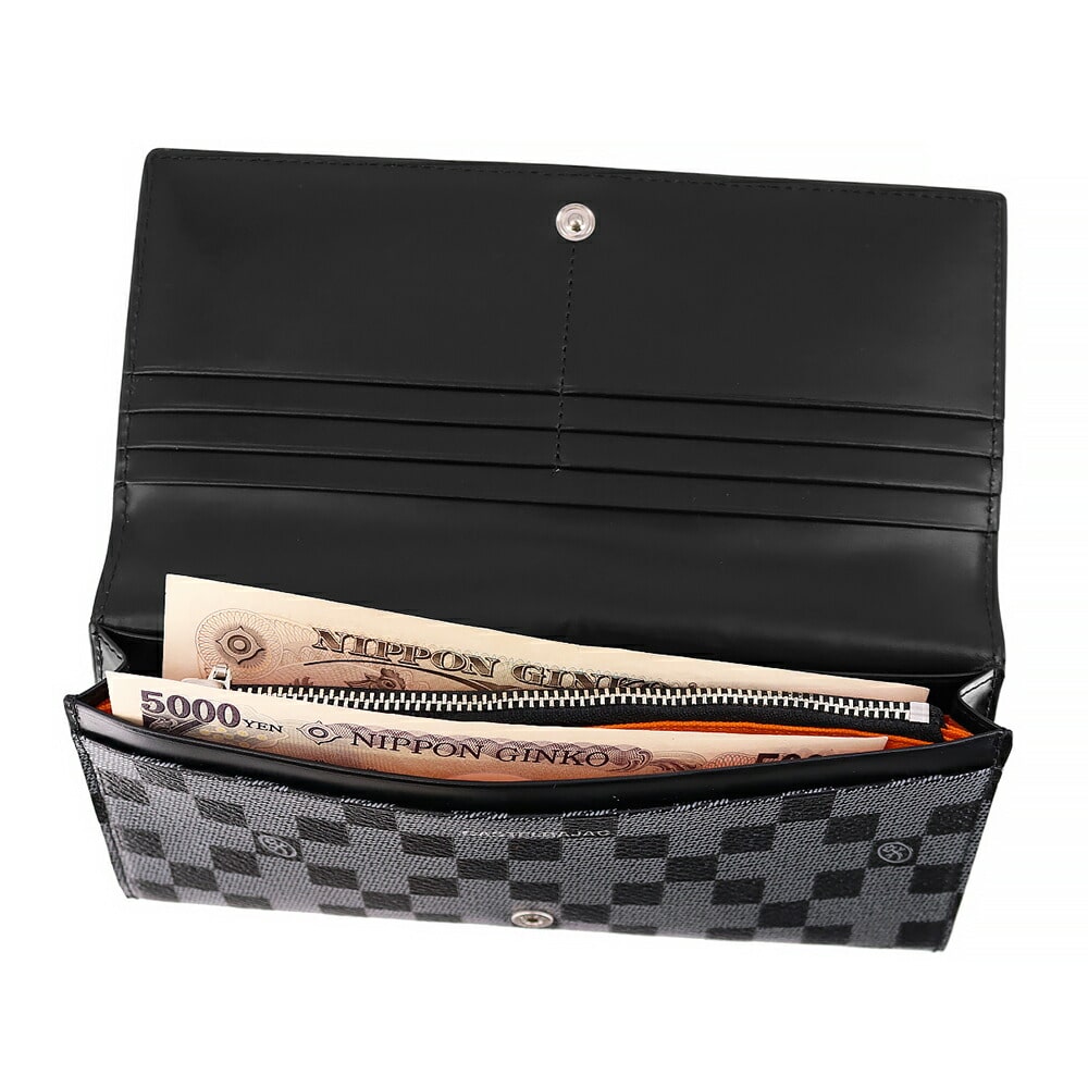 カステルバジャック CASTELBAJAC クラー 被せ長財布 066622 1.ブラック