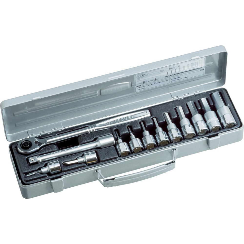 TONE ヘキサゴンソケットレンチセット 差込角12.7mm 【直送品】 返品