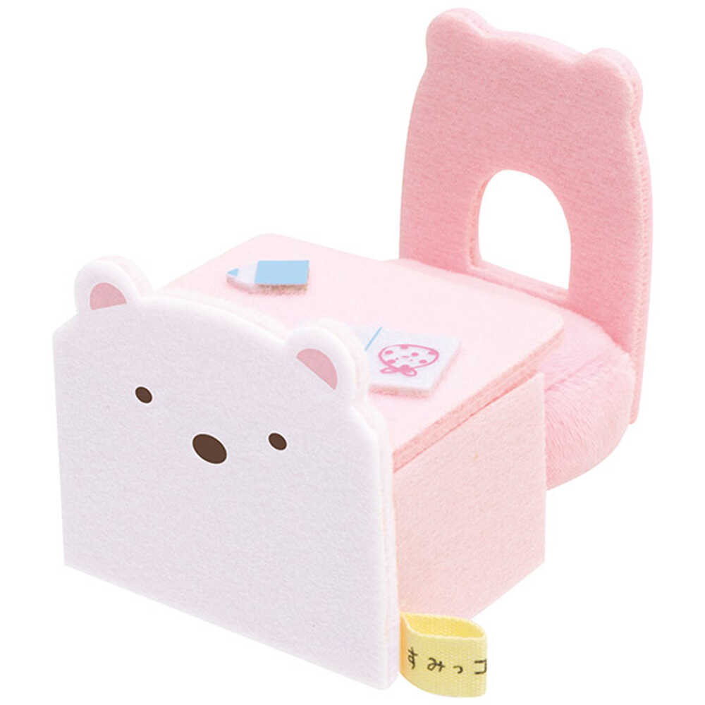 サンエックス すみっコぐらし てのりぬいぐるみ 机といすのセット