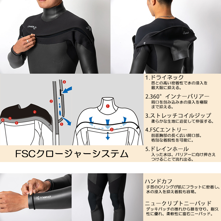 O'NEILL SUPERFREAK タッパー MLサイズ O'NEILL SUPERFREAK O'NEILL