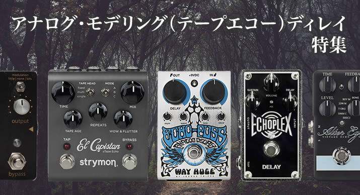 アナログ・モデリング（テープエコー）ディレイ特集【Supernice