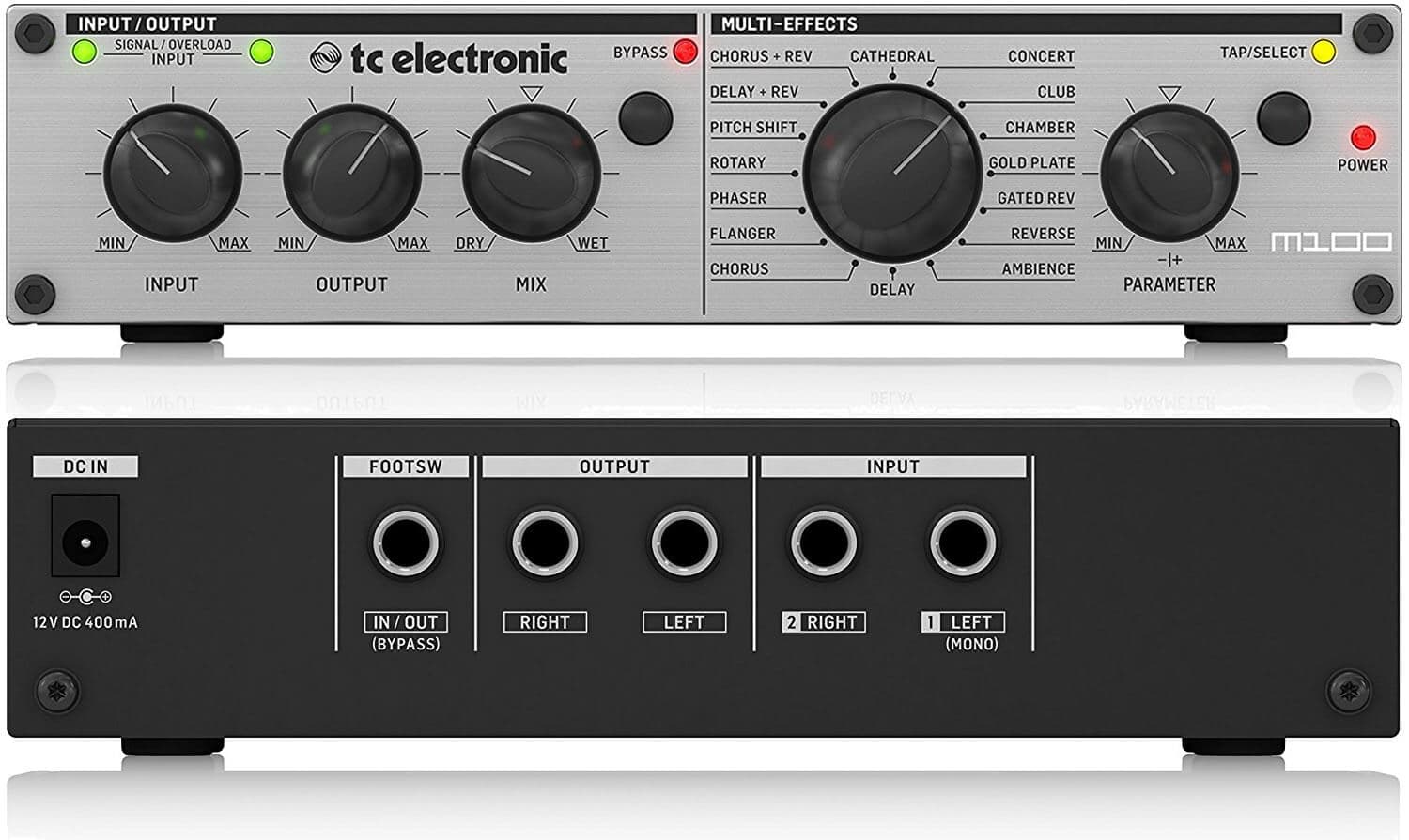 TC Electronic M100 - 計16種類のエフェクトを、コンパクトなハーフ