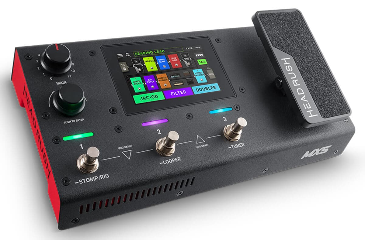 HeadRush MX5 - タッチスクリーン搭載、コンパクトで簡単に使える