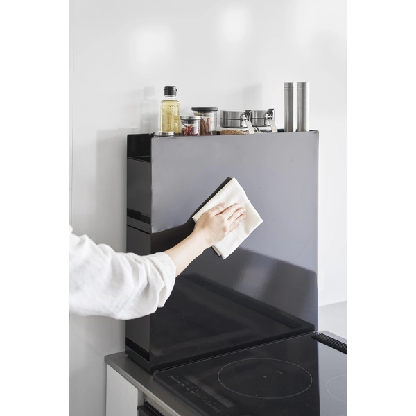 tower】隠せる調味料ラック 2段 タワー (ブラック): 周辺小物 | ALMOTT