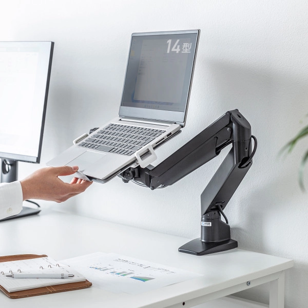 モニターアーム用ノートパソコントレー MR-VESA15: 周辺小物 | ALMOTT