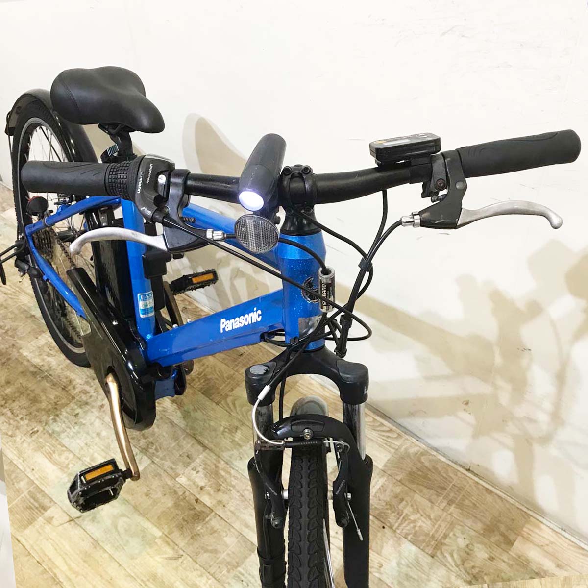 中古電動自転車 パナソニック ハリヤ ブルー 26インチ KY127 – e-CHARIty