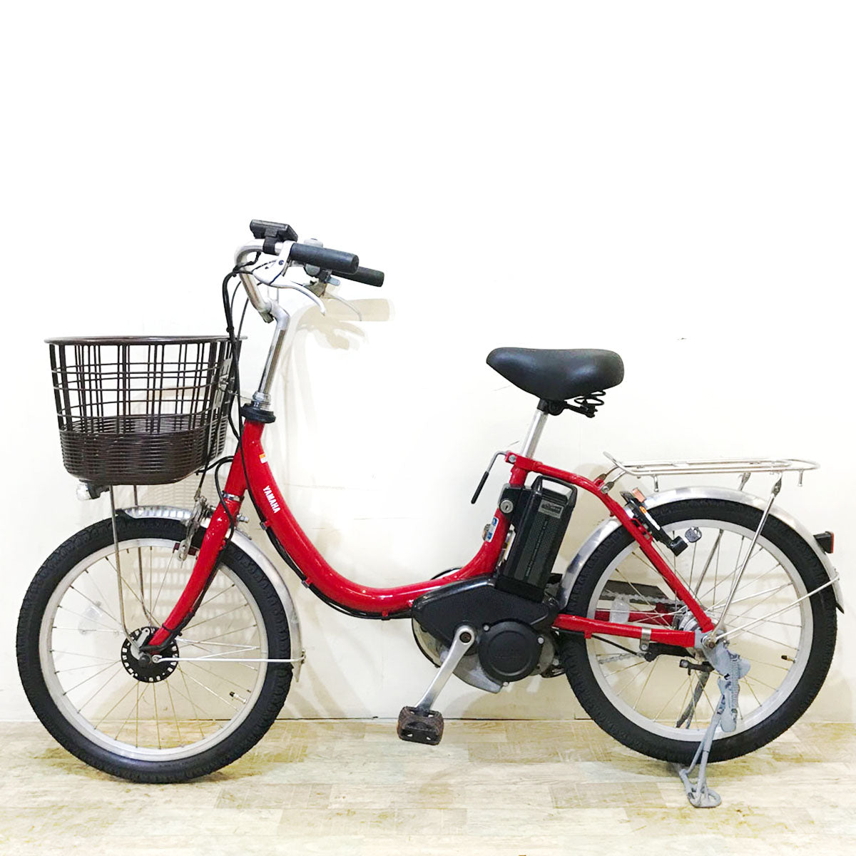 中古電動自転車 ヤマハ PAS SION U パス シオン ユー レッド 20インチ
