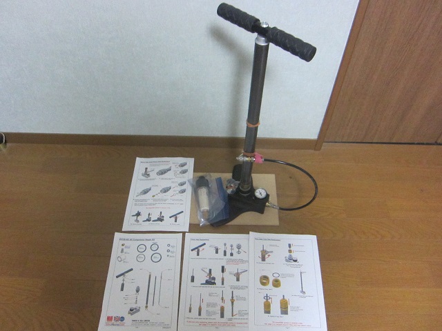 プリチャージ空気銃用ハンドポンプ【HILL PUMP（ヒルポンプ） MK4】の