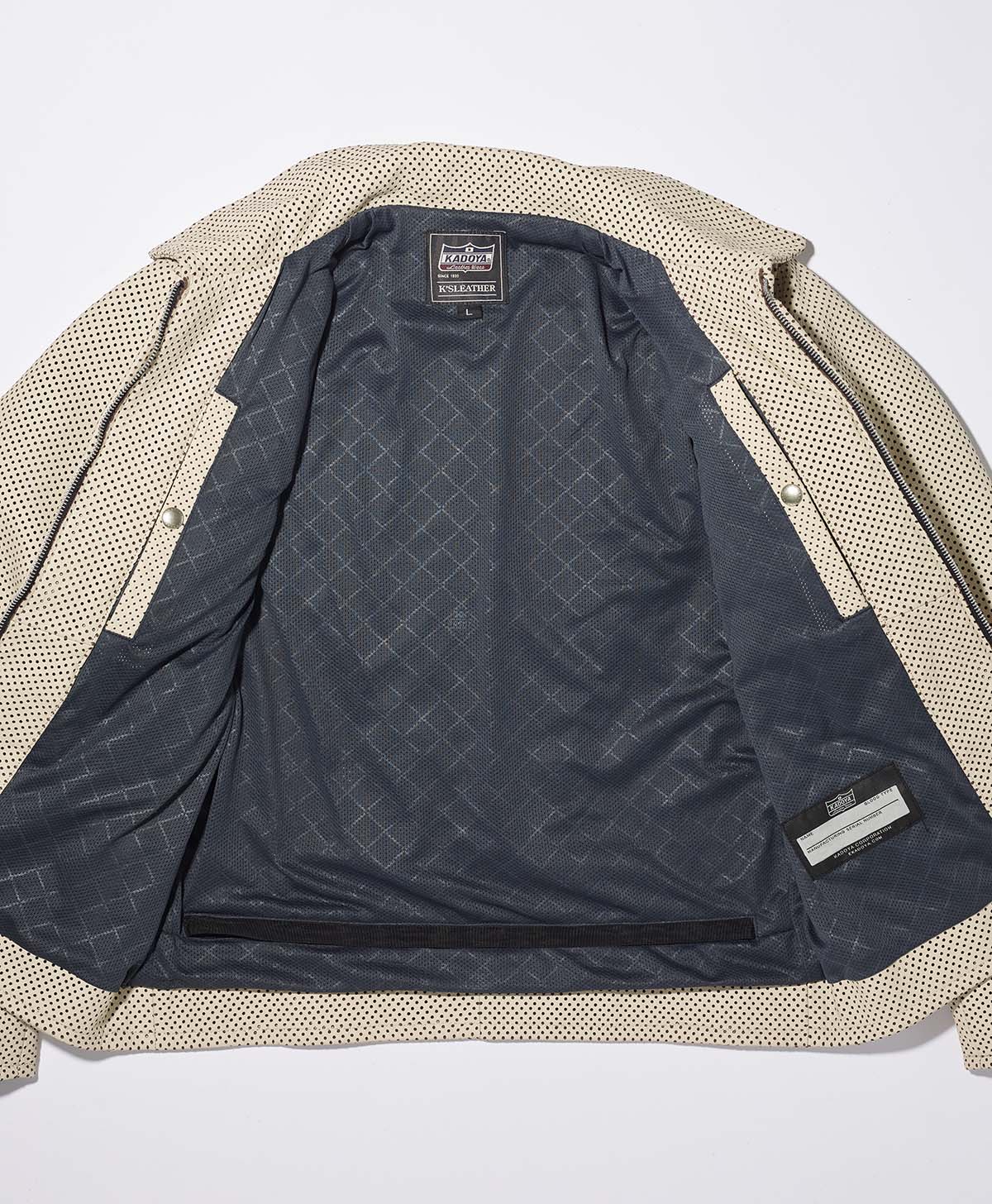 革ジャン パンチング レザージャケット｜カドヤ公式オンラインショップ