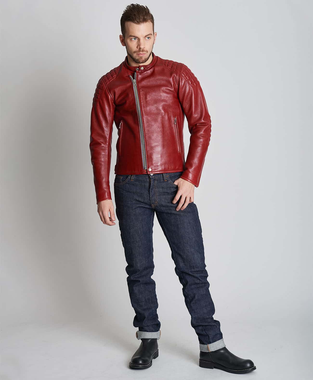 革ジャン レザー ダブル ジャケット｜カドヤ公式オンラインショップ