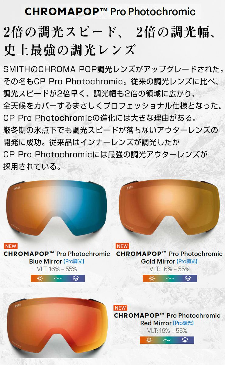 2025 SMITH スミス スノーボード ゴーグル Squad スカッド カラー