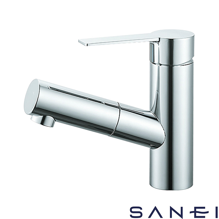 column 洗面混合栓（ホース泡沫吐水） K47531EJV SANEI クローム ekrea