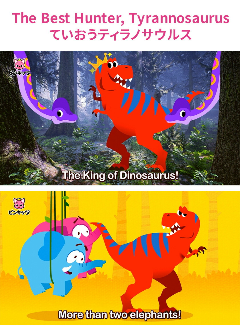 幼児英語 DVD Pinkfong Dinosaur Songs and Stories | 英語伝 EIGODEN