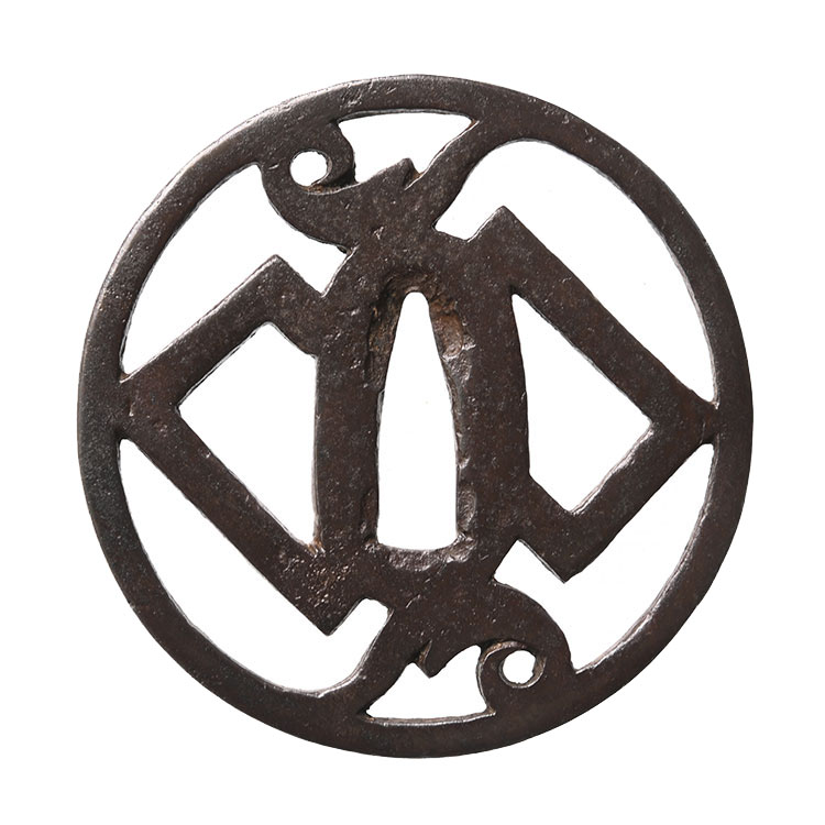 尾張 紋透鍔/鐔 ｜日本刀販売は永楽堂