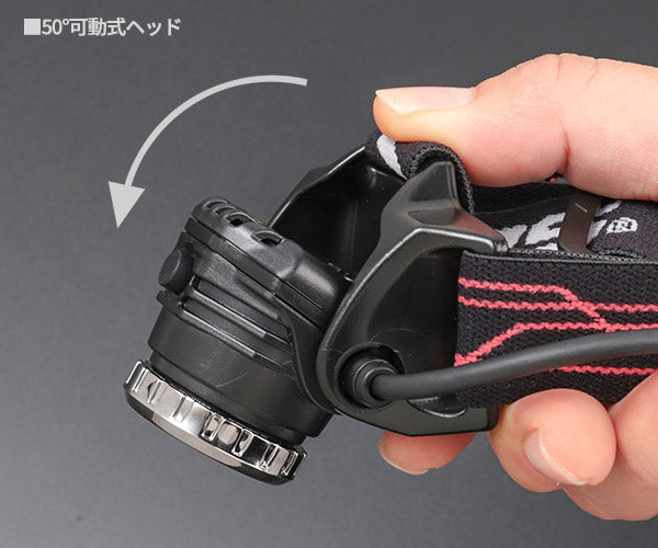 ジェントス Gシリーズ ハイブリッド式LEDヘッドライト 203RG (GH-203RG