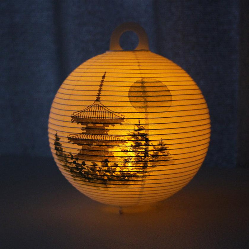 LETTER LANTERN] THREE-STORIED PAGODA | GIFU CHOCHIN ｜Made in