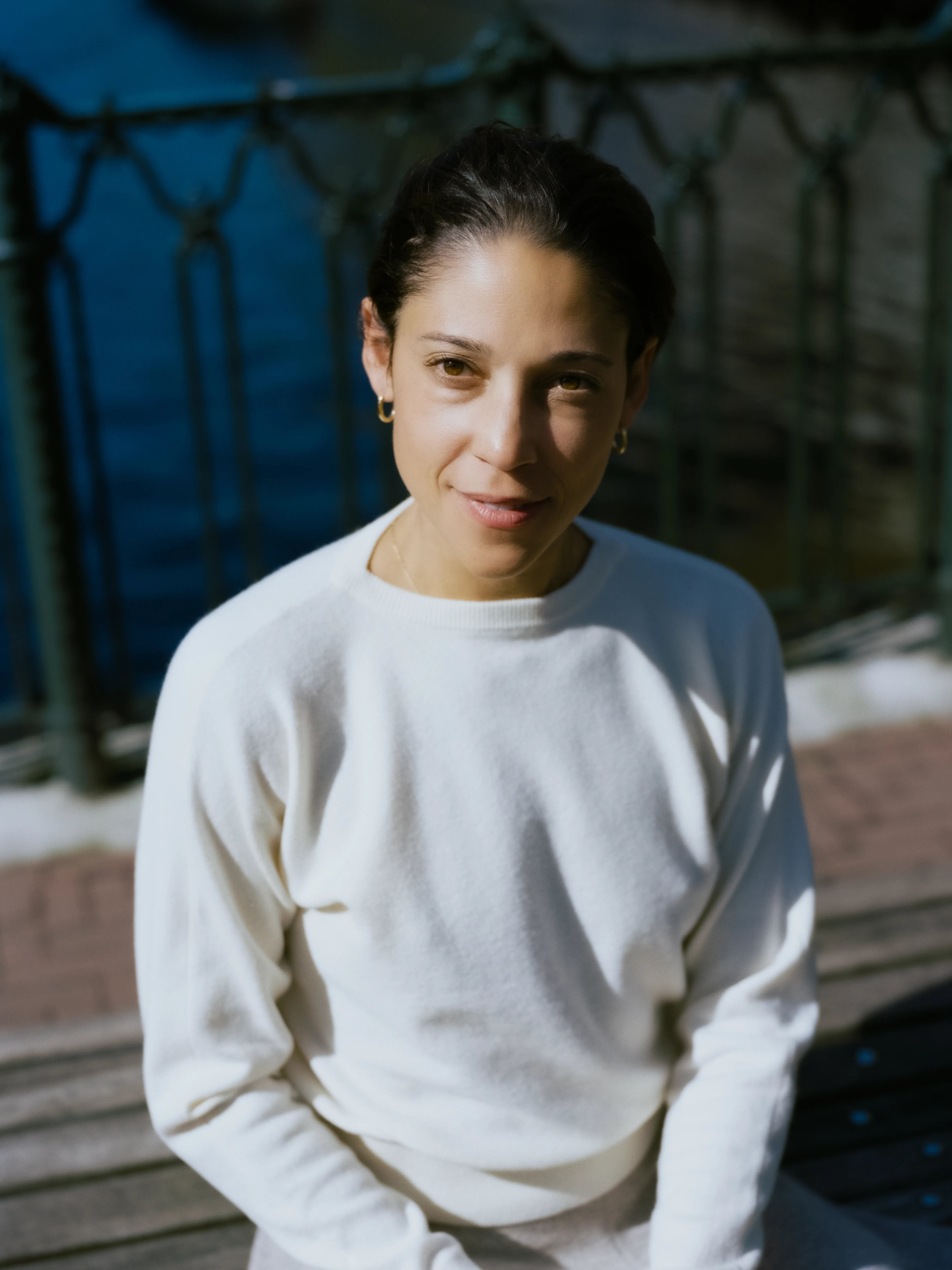 extreme cashmere crewneck sweater petite – 382 belle – extreme