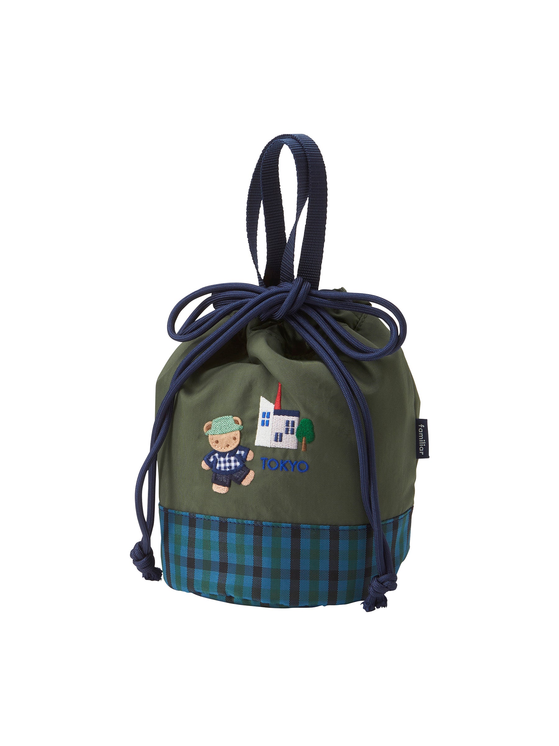 巾着ショルダーバッグ〈BEAMS JAPAN × familiar〉〈東京エリア限定