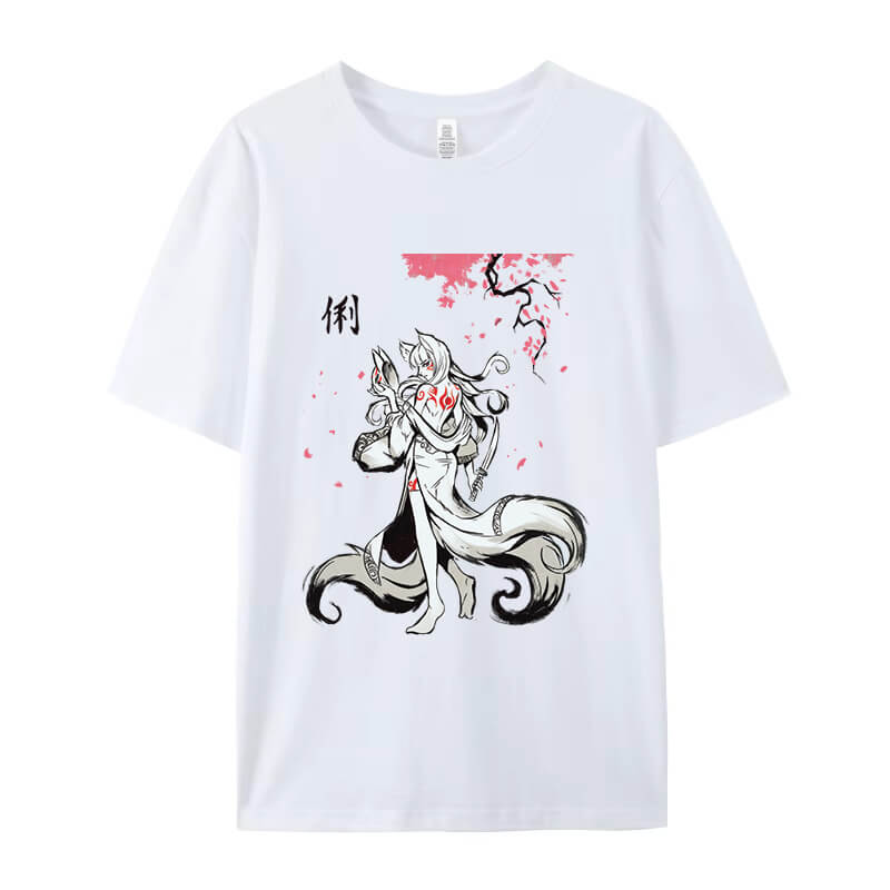 Kiyomi - The Clever Fox - Japanese - Graphic T-Shirt (Unisex