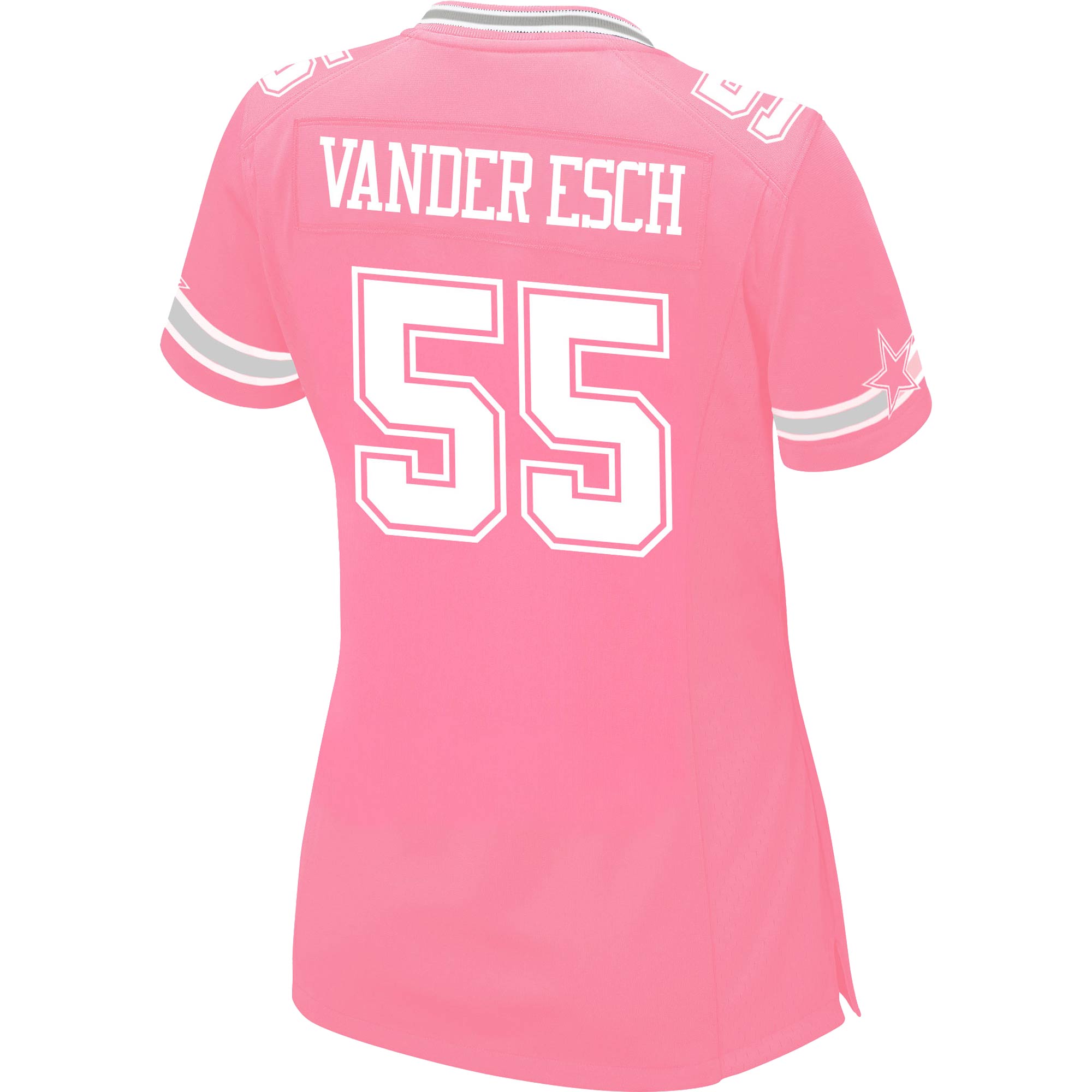 Women's Dallas Cowboys Leighton Vander Esch Nike Pink Game Jersey
