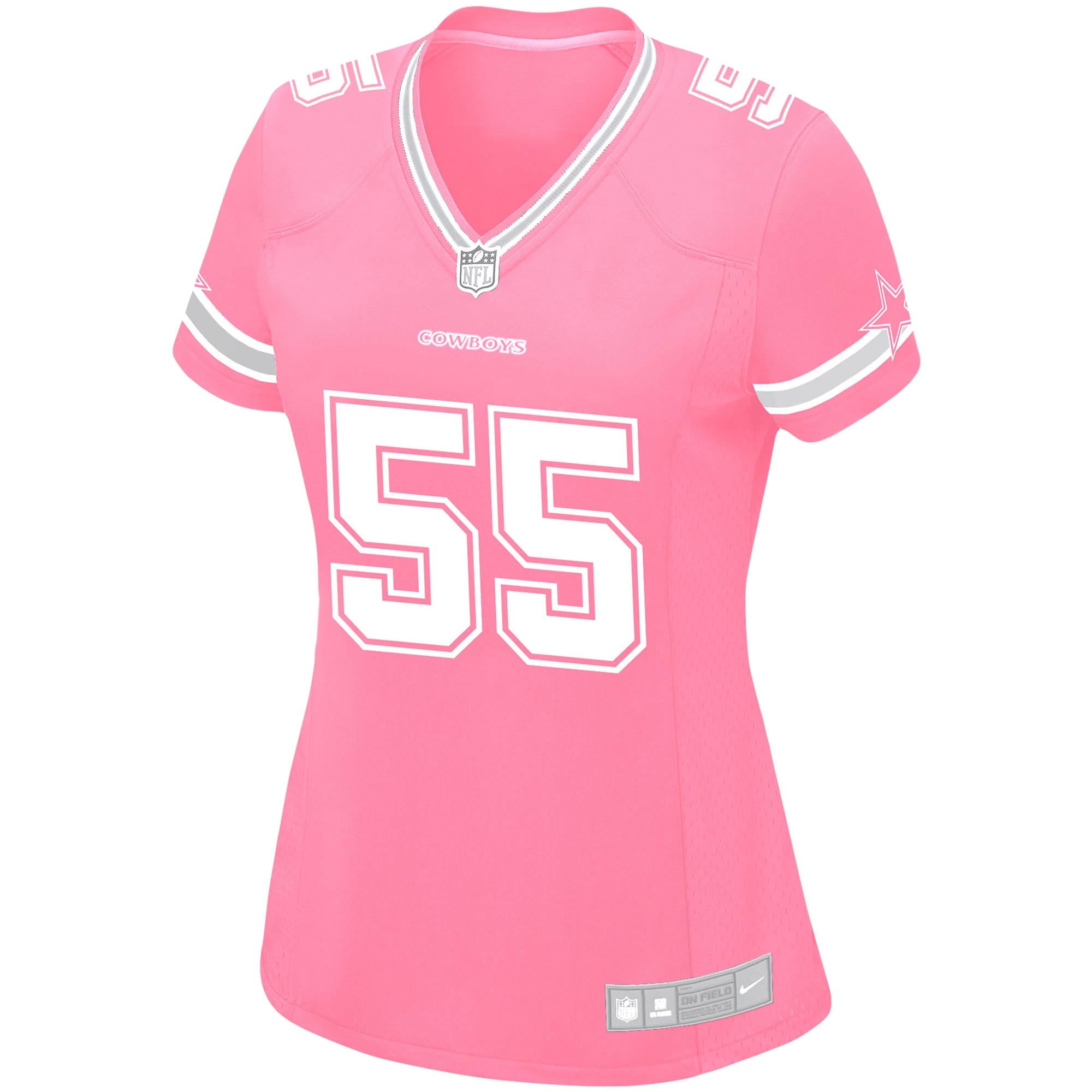 Women's Nike Leighton Vander Esch Pink Dallas Cowboys Game Jersey