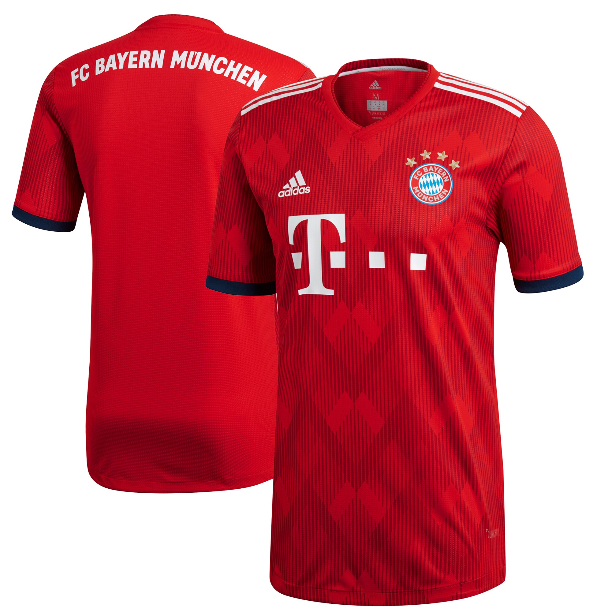 Bayern Munich adidas 2018/19 Home-Authentic Jersey - Red