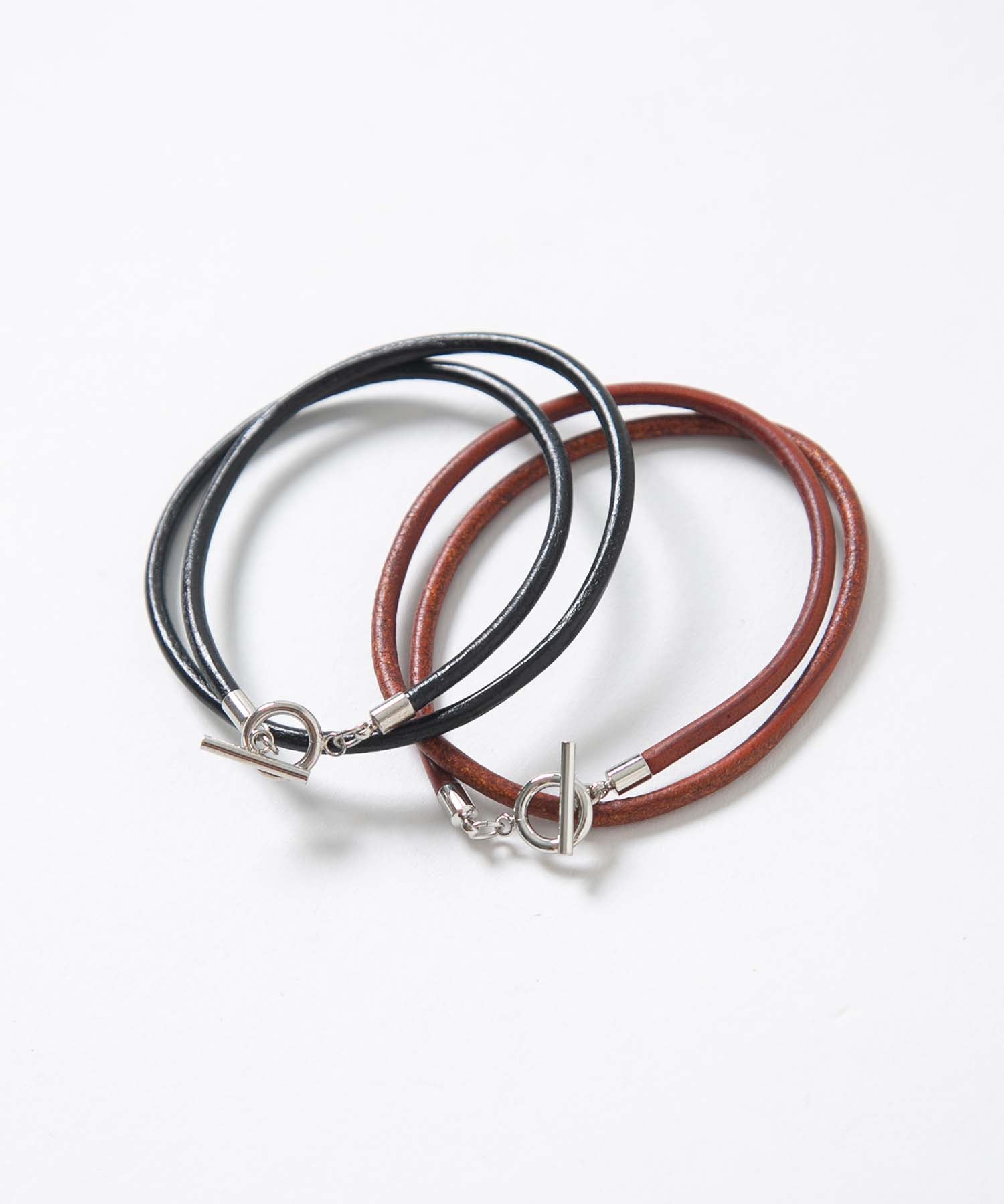 Leather Cord Double Bracelet – FACTOTUM