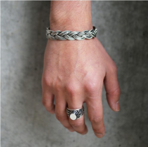 JAM HOME MADE ( ジャムホームメイド) - NUMBER(N)INE BRAIDING BANGLE