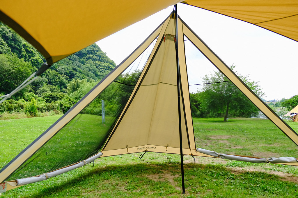 タープオプション]ユニフレーム『Revoフラップ』が便利すぎる | 芋づる