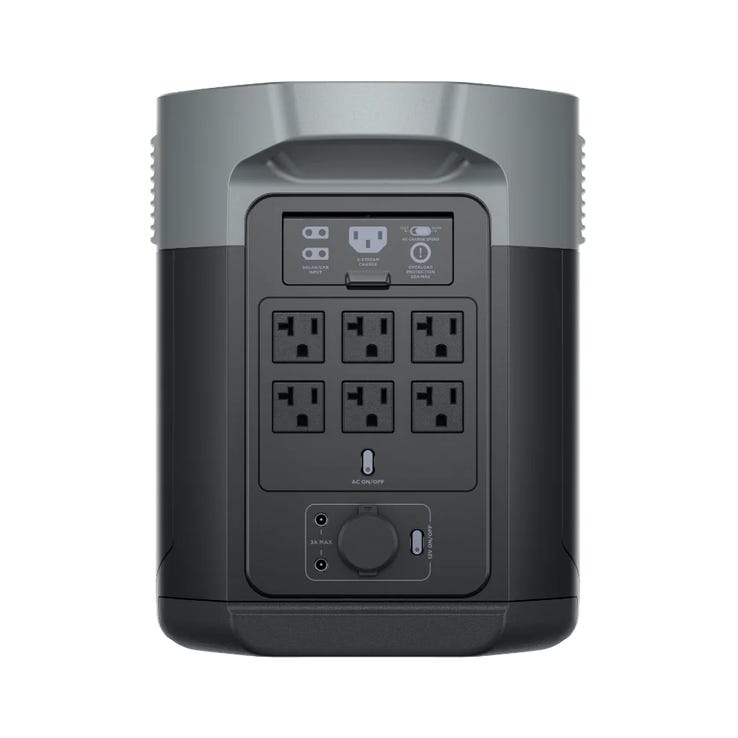 レンタル] EcoFlow(エコフロー) DELTA 2 Max ポータブル電源 (2048Wh